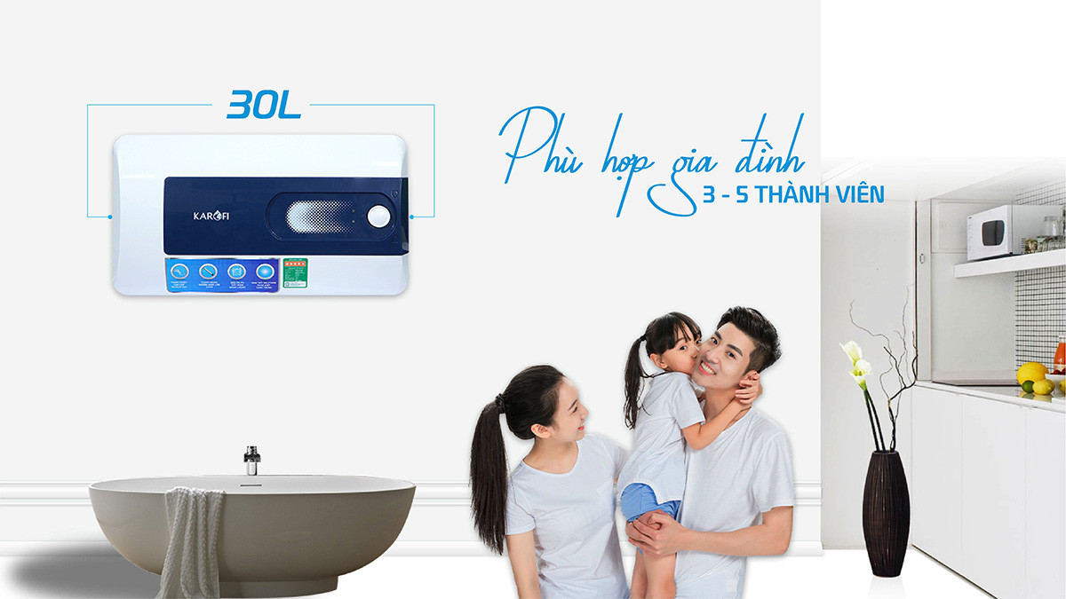 Bạn hiện đang xem Giải mã sức hút của bình nước nóng gián tiếp Karofi KBO-R300