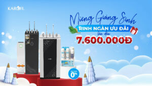 Read more about the article ƯU ĐÃI ĐẾN 7.600.000Đ TOP 5 MÁY LỌC NƯỚC KAROFI HOT NHẤT 2021